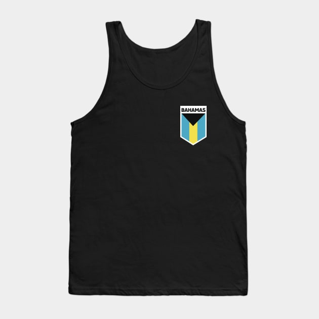 Bahamas Flag Emblem Tank Top by SLAG_Creative